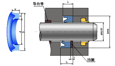 軸用UPI型密封圈